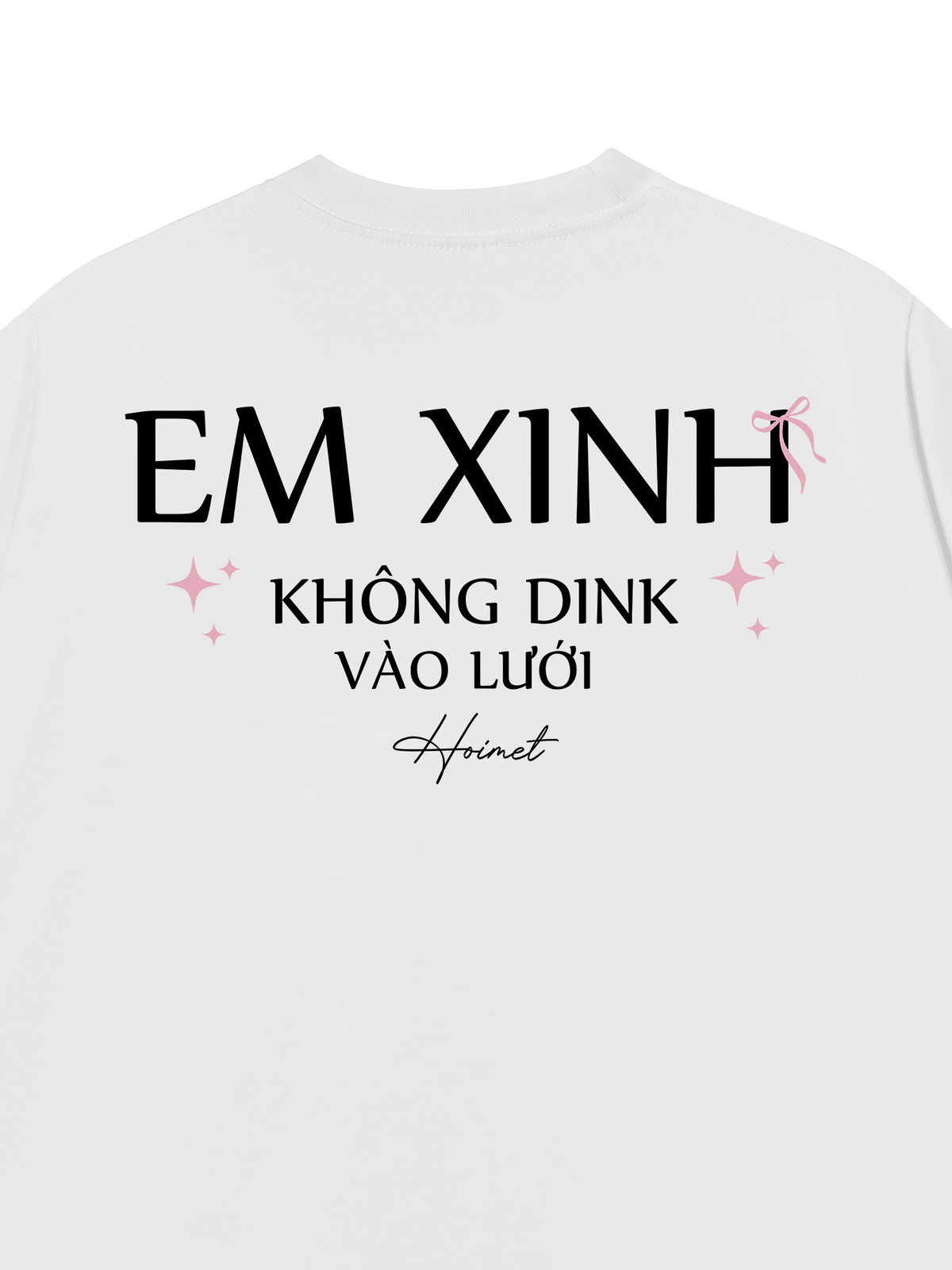 Áo Thun Relaxed Fit Không Dink Vào Lưới