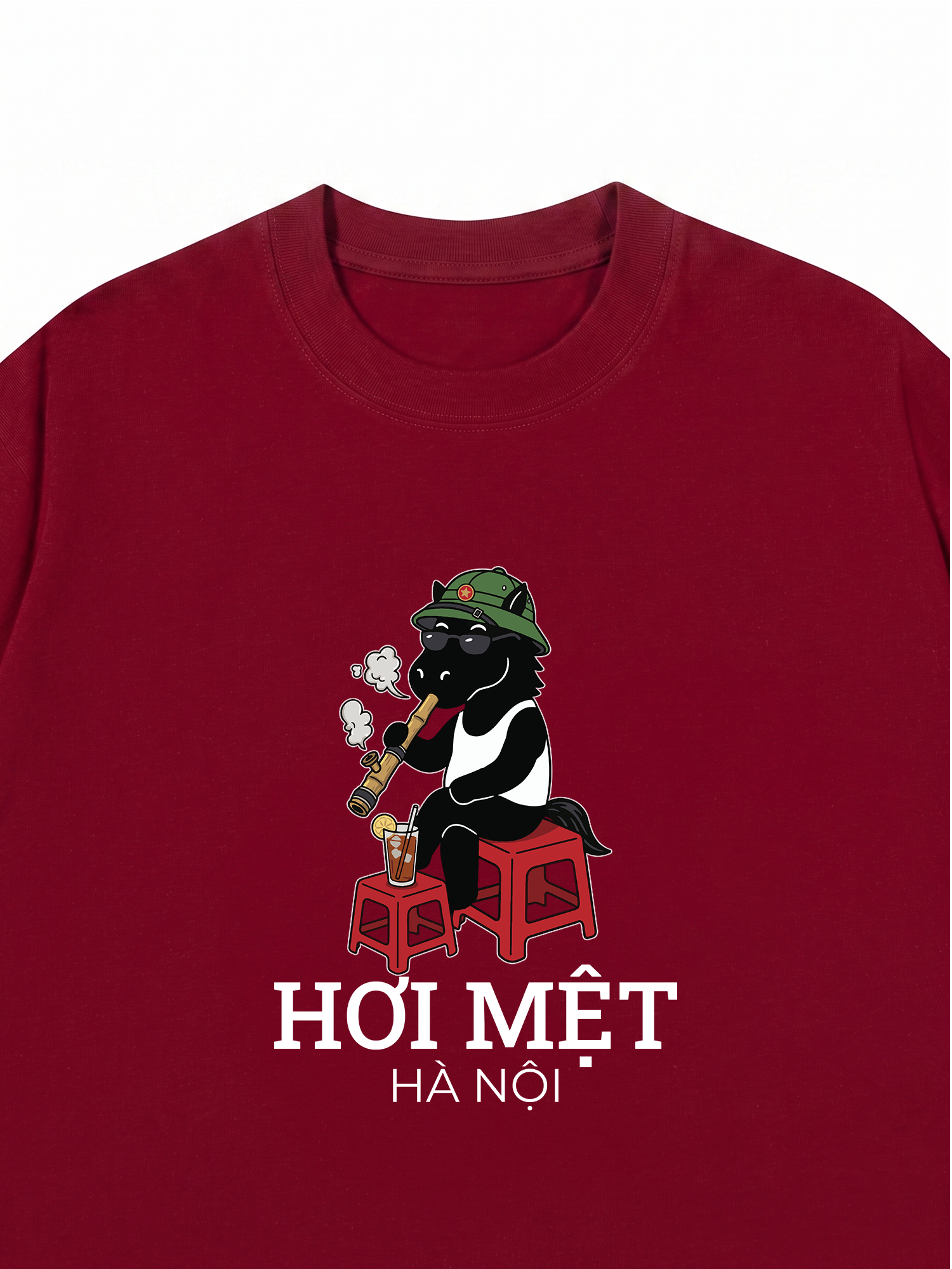 Áo Thun Relaxed Fit Hà Nội Hơi Mệt