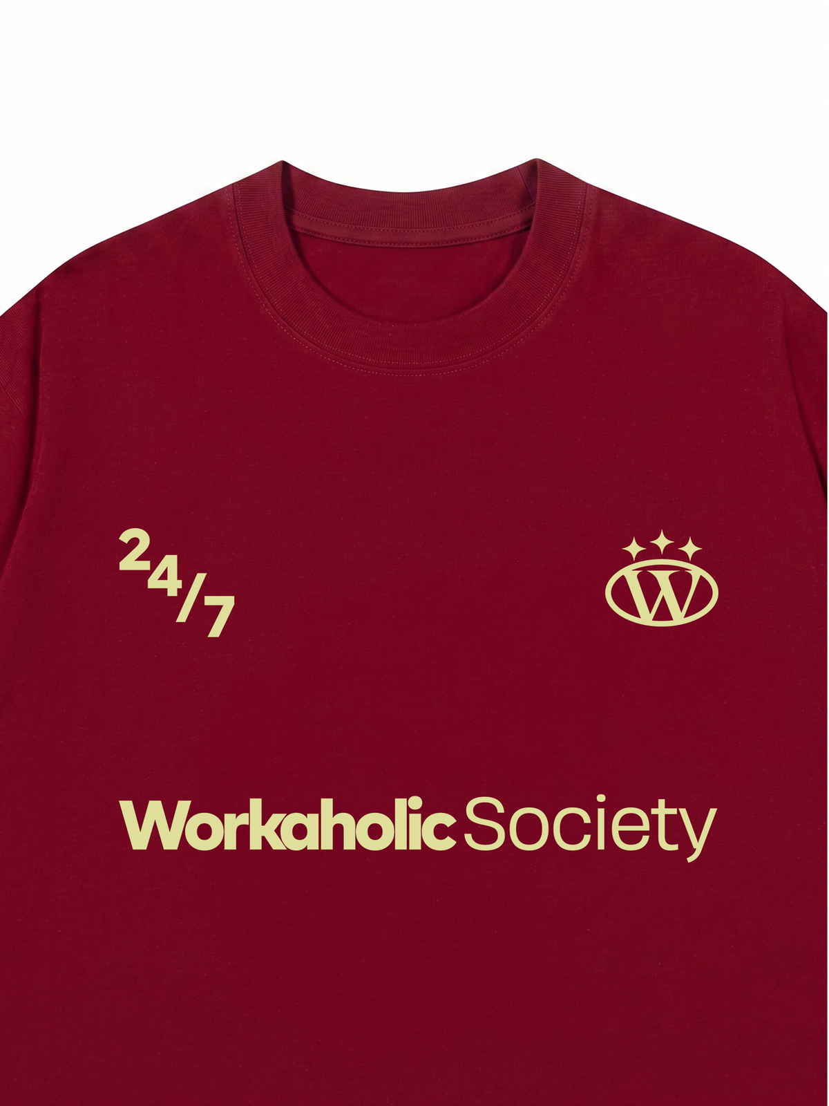Áo Thun Relaxed Workaholic Society