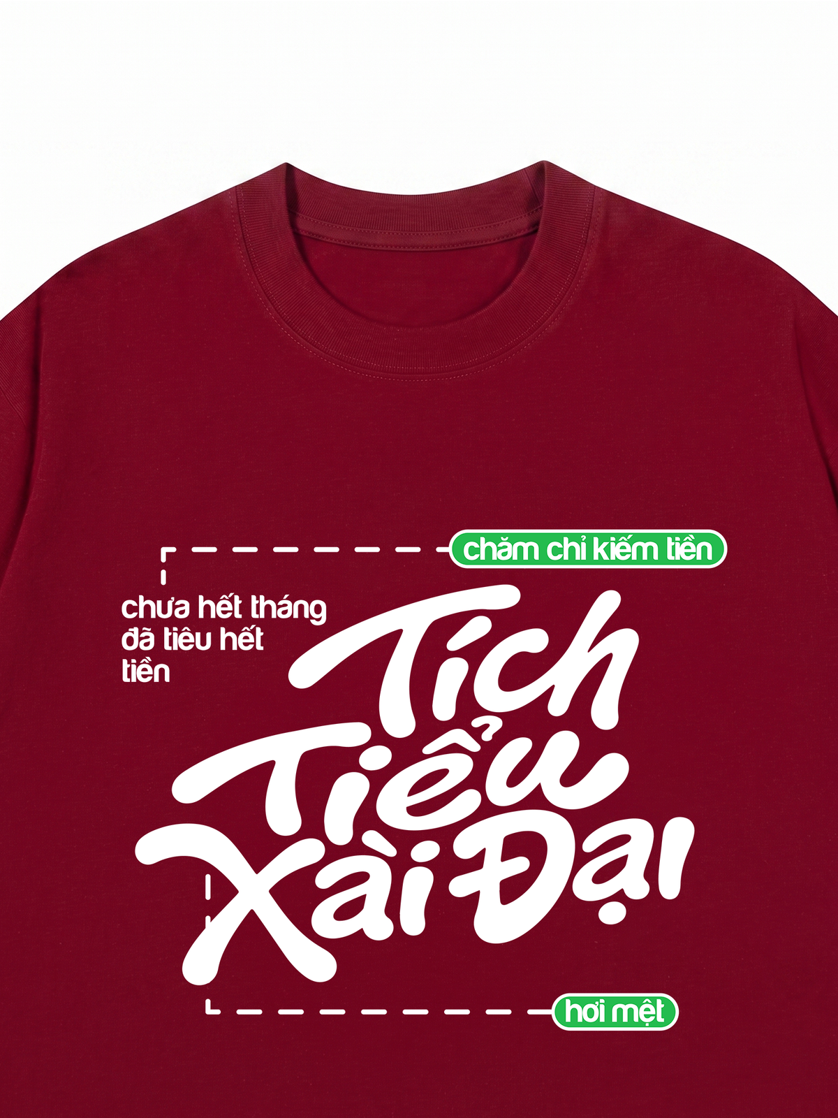 Áo Thun Relaxed Fit Tích Tiểu Xài Đại