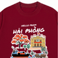 Áo Thun Relaxed Fit Hello From Hải Phòng