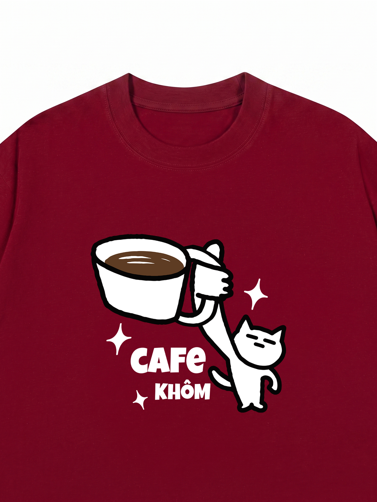 Áo Thun Relaxed Fit Cafe Khôm