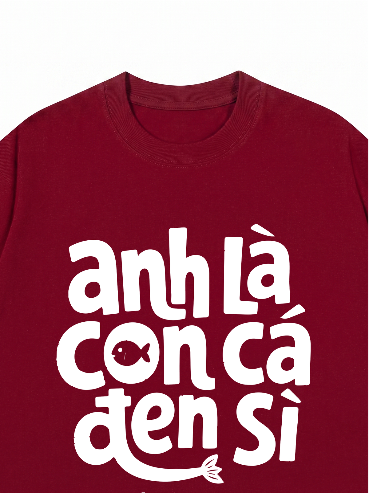 Áo Thun Relaxed Fit Cá Đen Xì