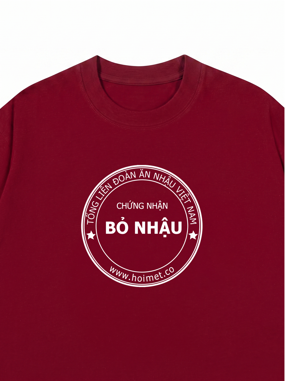 Áo Thun Relaxed Fit Chứng Nhận Bỏ Nhậu