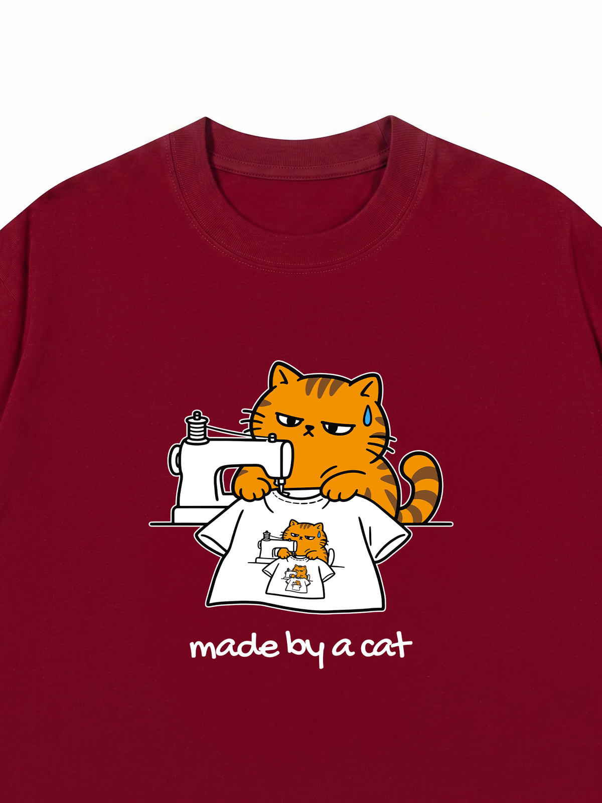 Áo Thun Relaxed Fit Made By A Cat