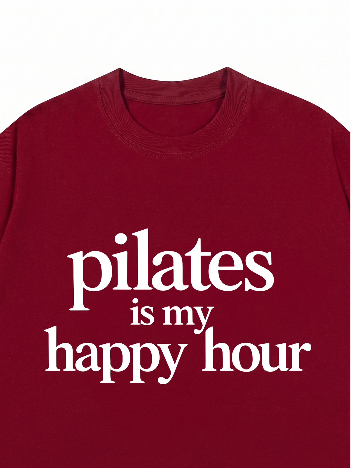 Áo Thun Relaxed Fit Pilates Is My Happy Hour