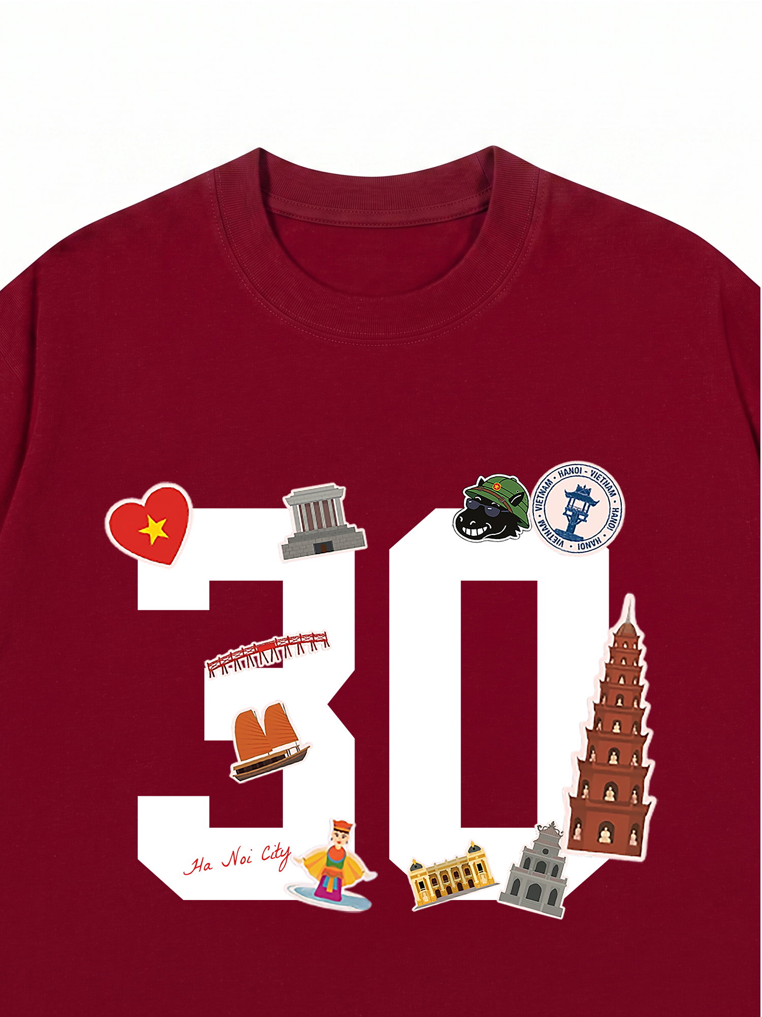 Áo Thun Relaxed Fit Hà Nội 30