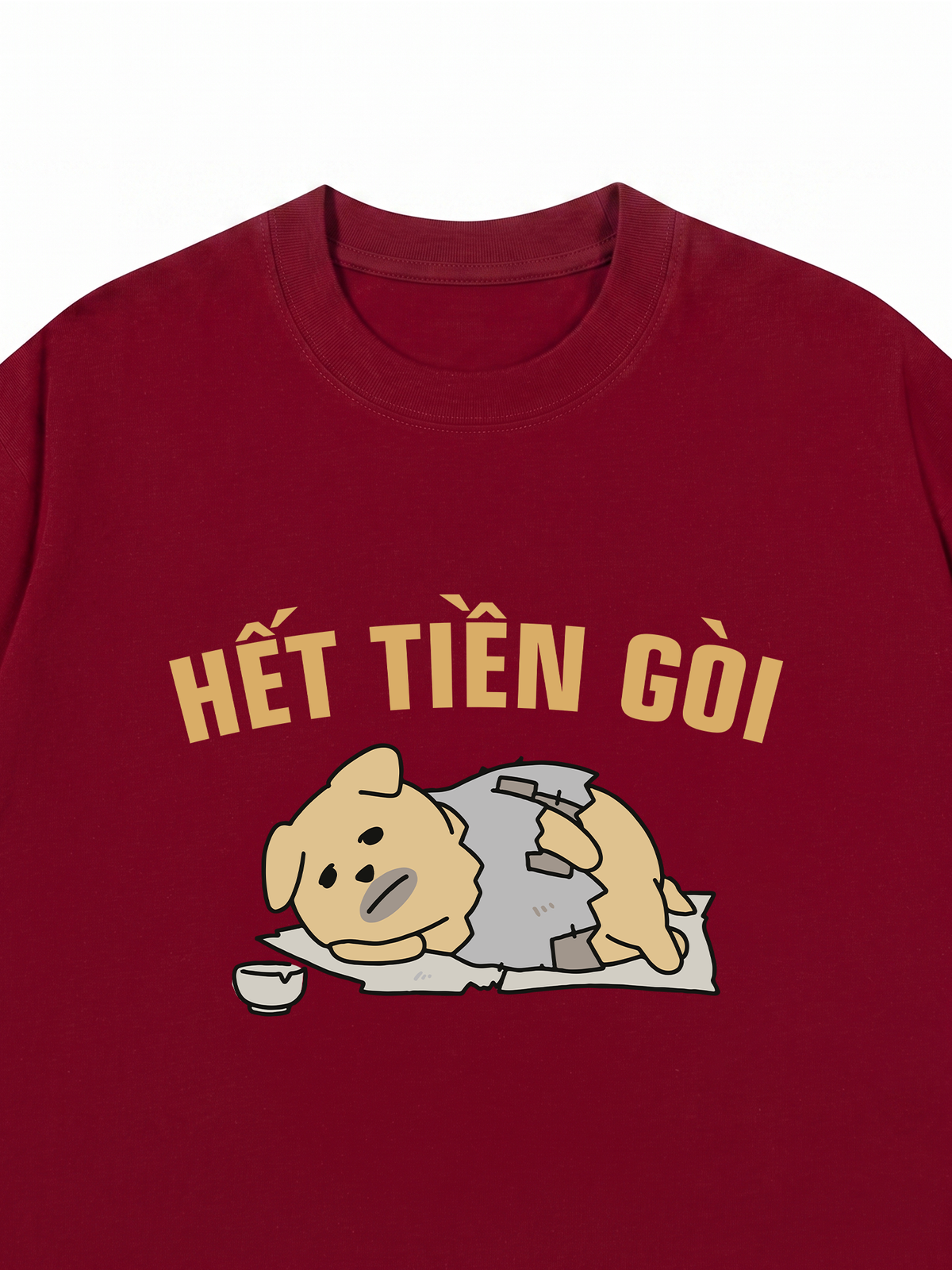 Áo Thun Relaxed Fit Hết Tiền Gòi