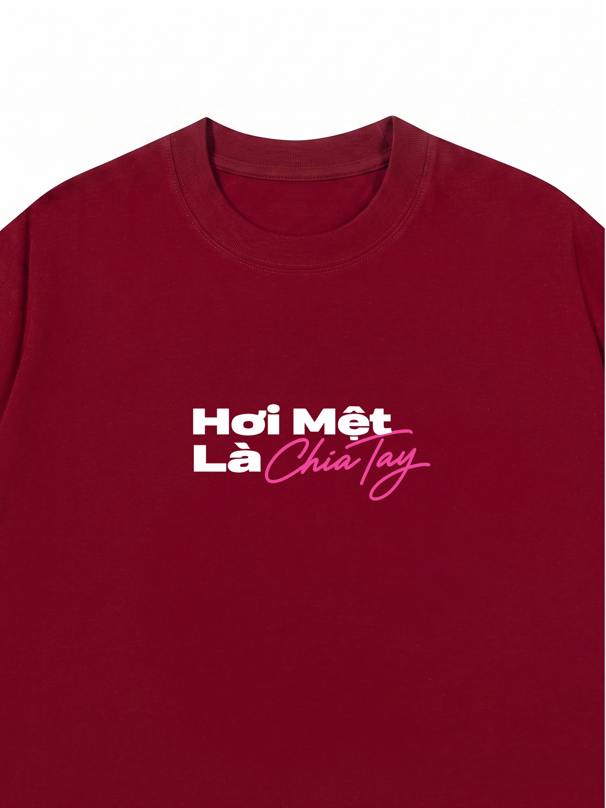 Áo Thun Relaxed Fit Hơi Mệt Là Chia Tay