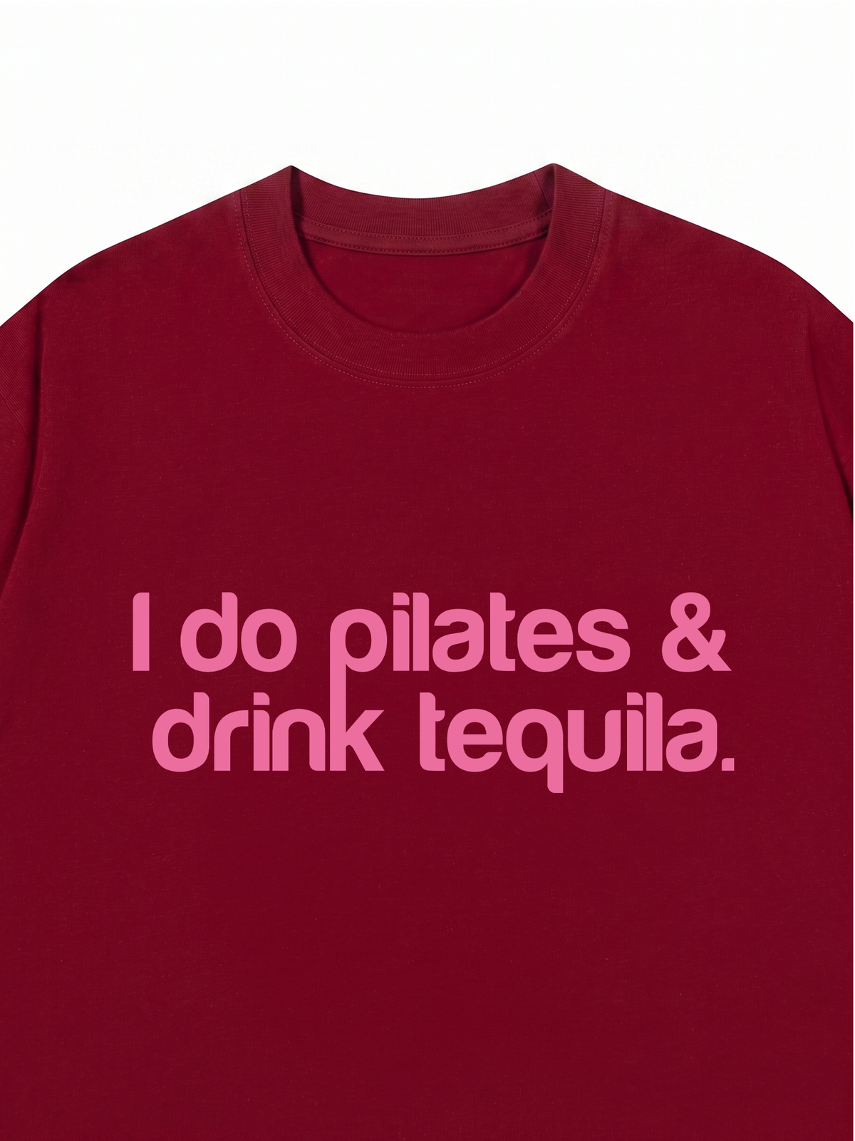 Áo Thun Relaxed Fit Pilates & Drink Tequila