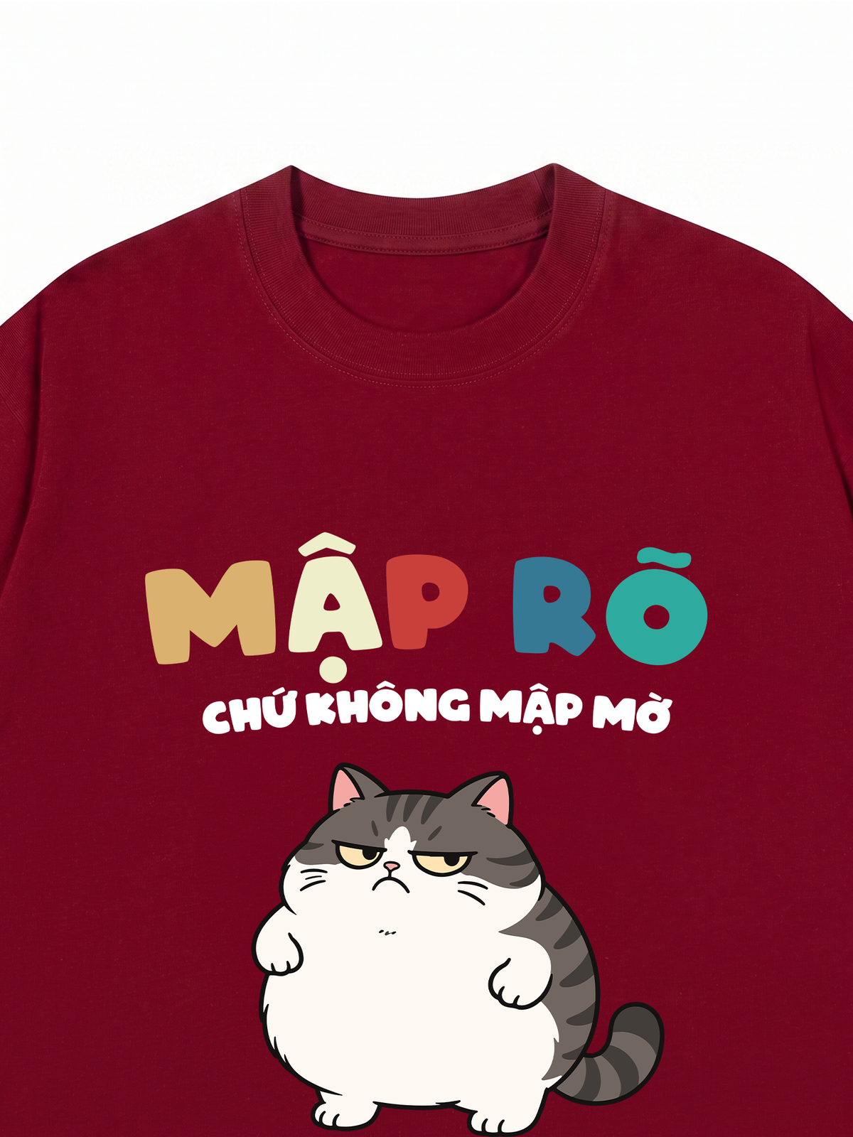 Áo Thun Relaxed Fit Mập Rõ