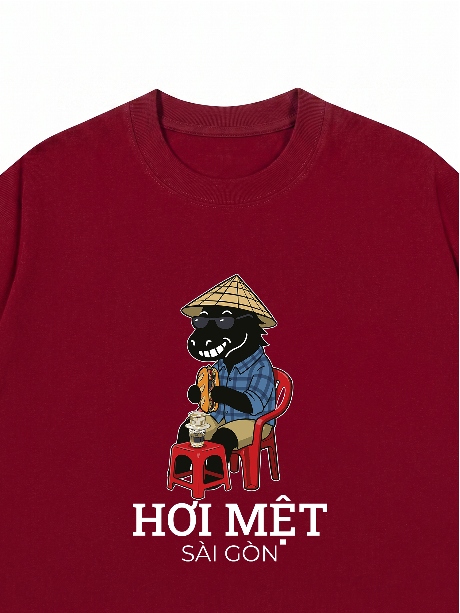 Áo Thun Relaxed Fit Sài Gòn Hơi Mệt