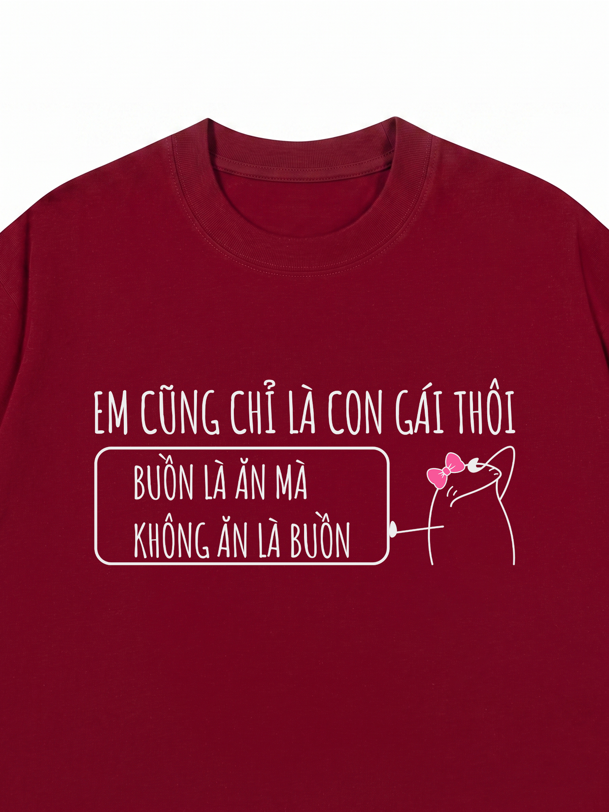 Áo Thun Relaxed Fit Em Cũng Là Con Gái Thôi