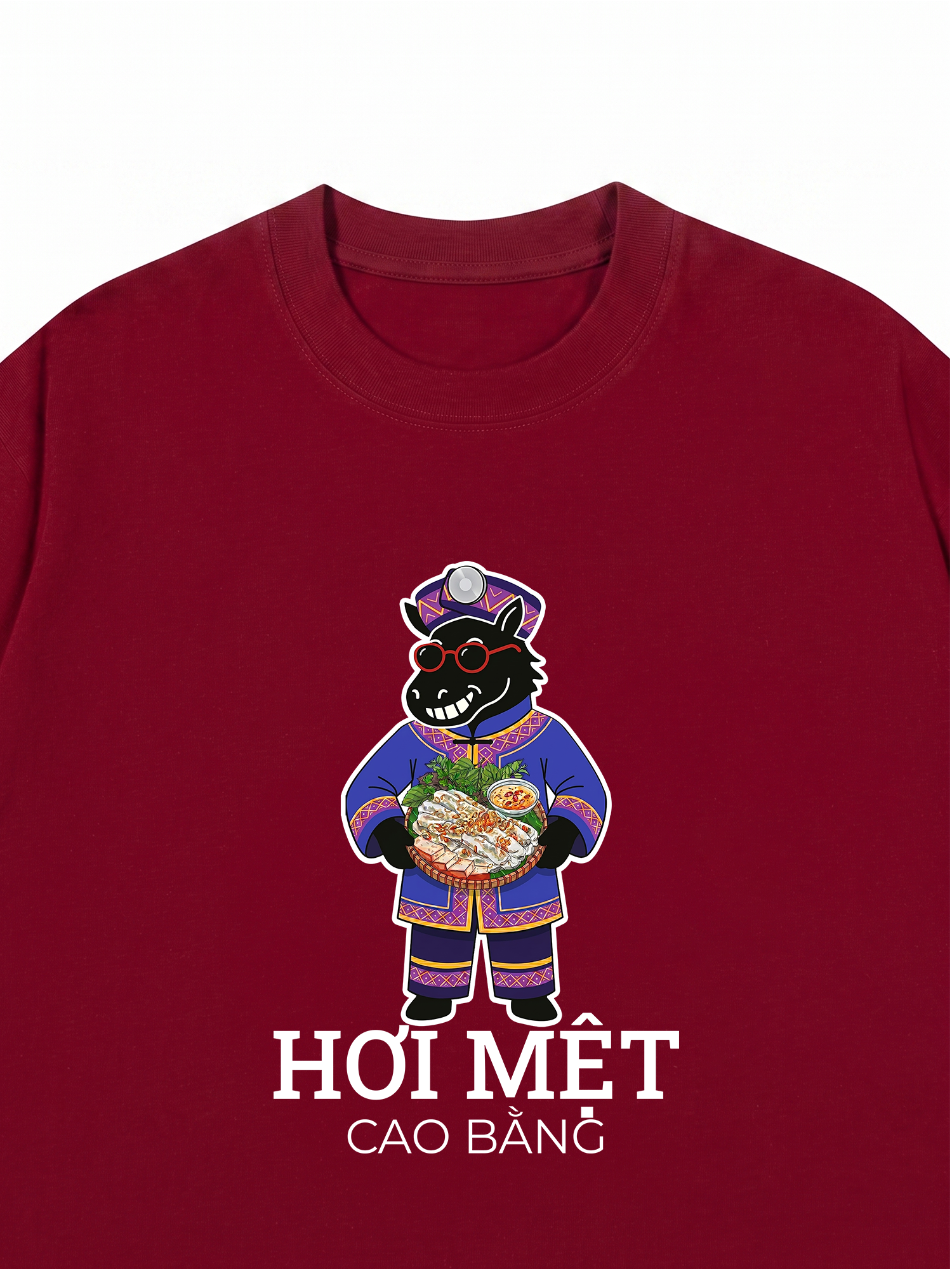 Áo Thun Relaxed Fit Cao Bằng Hơi Mệt