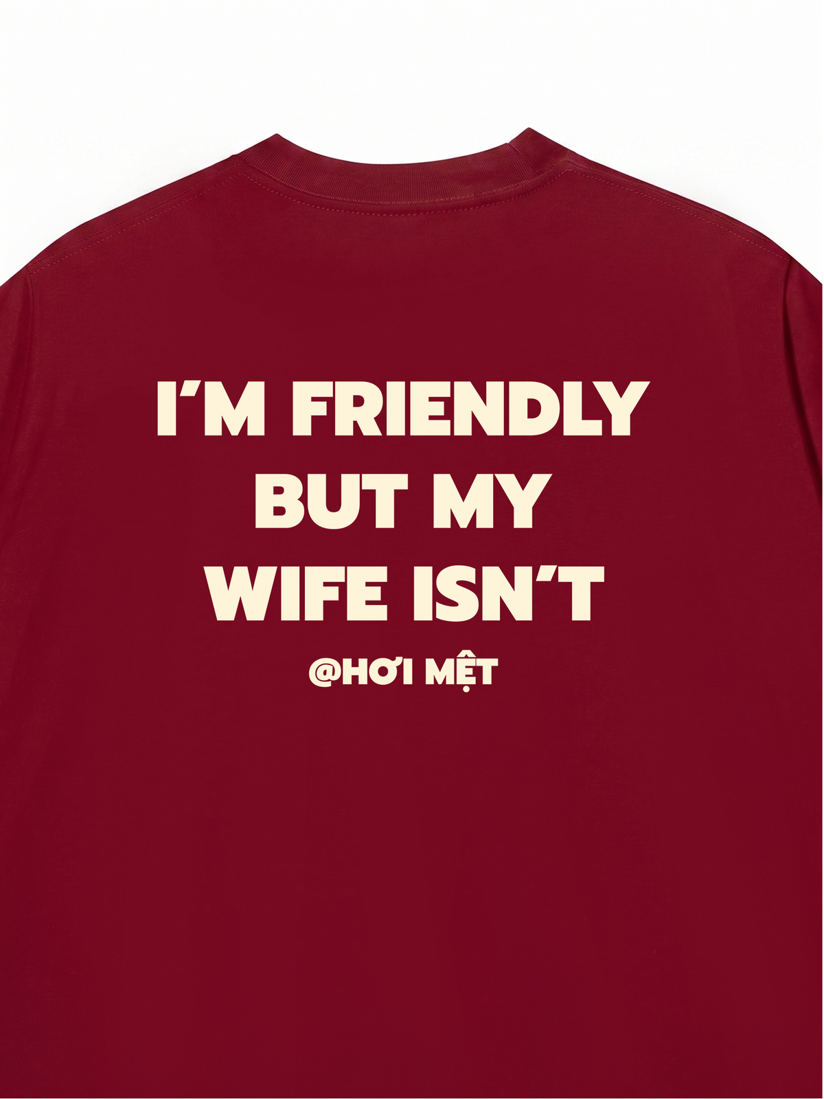 Áo Thun Relaxed Fit My Wife Isnt Fiendly