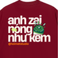 Áo Thun Relaxed Fit Anh Zai Tính Nóng Như Kem
