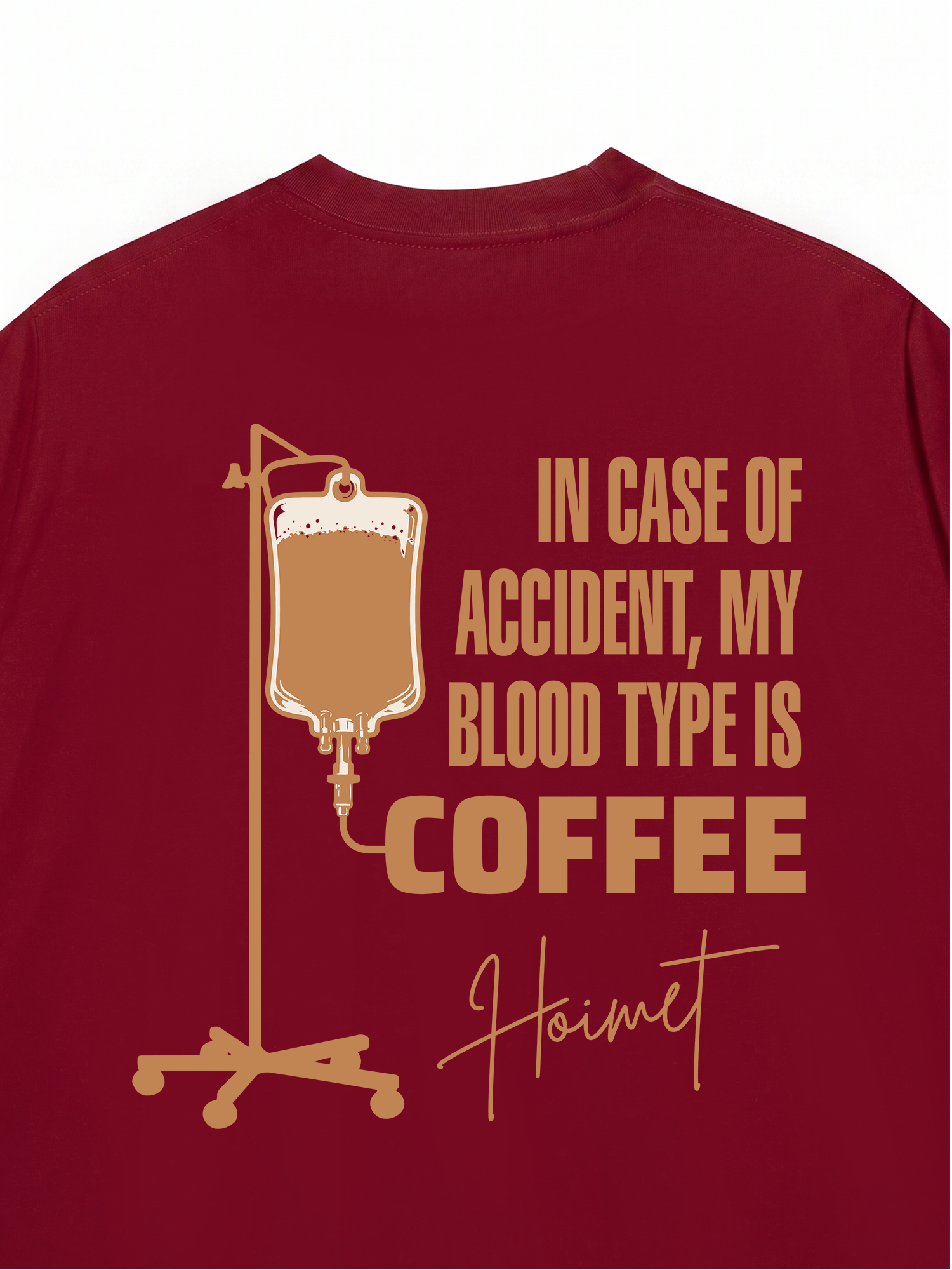 Áo Thun Relaxed Fit Blood Type Is Coffee