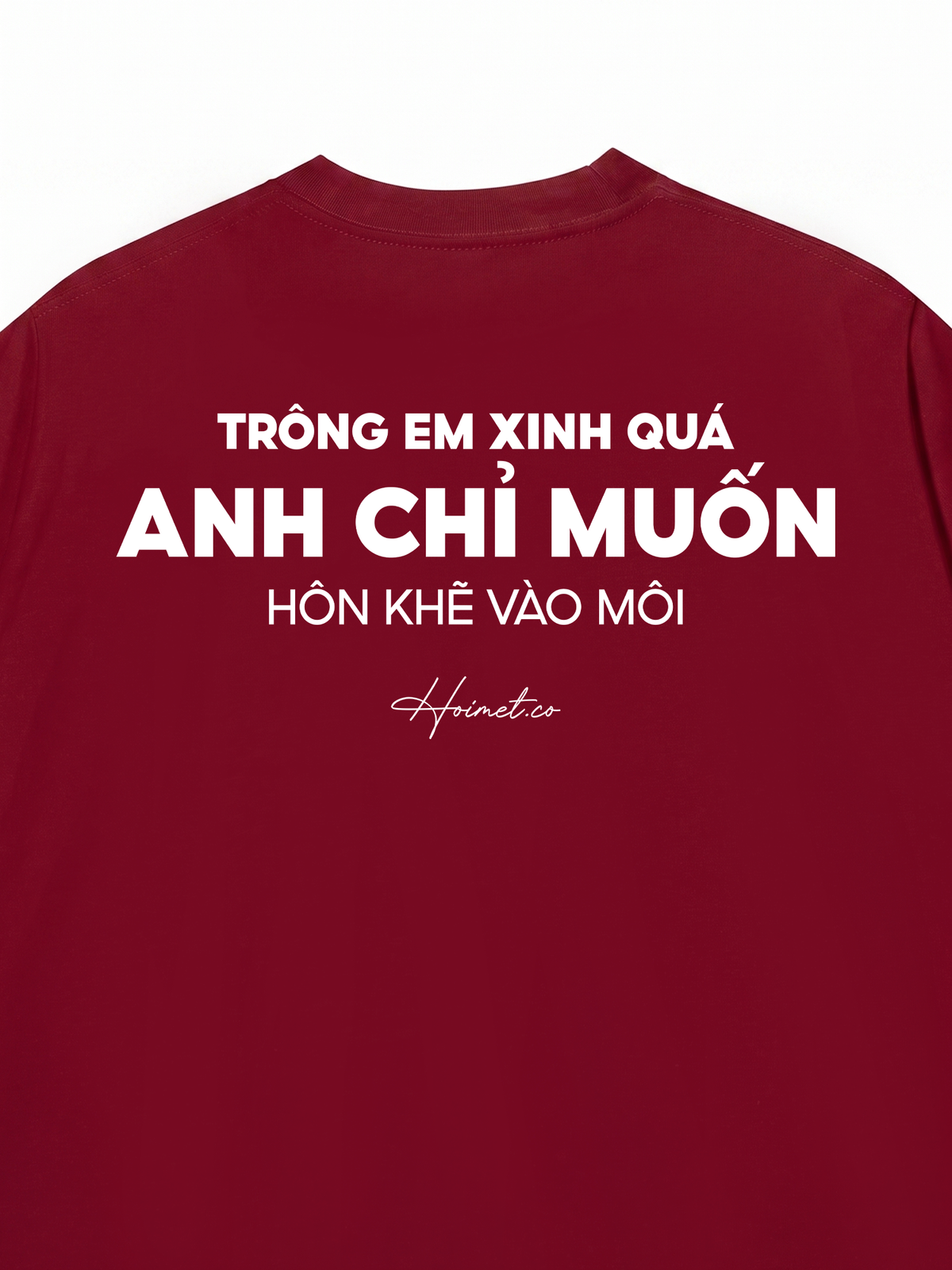 Áo Thun Relaxed Fit Hôn Khẽ Vào Môi