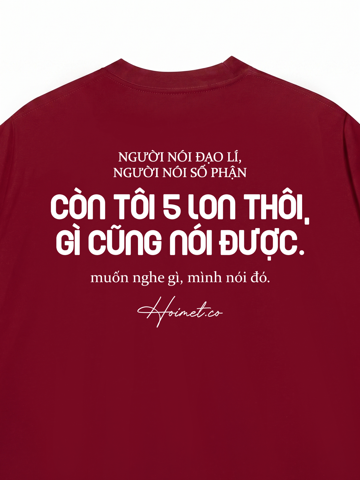 Áo Thun Relaxed Fit 5 Lon Thôi