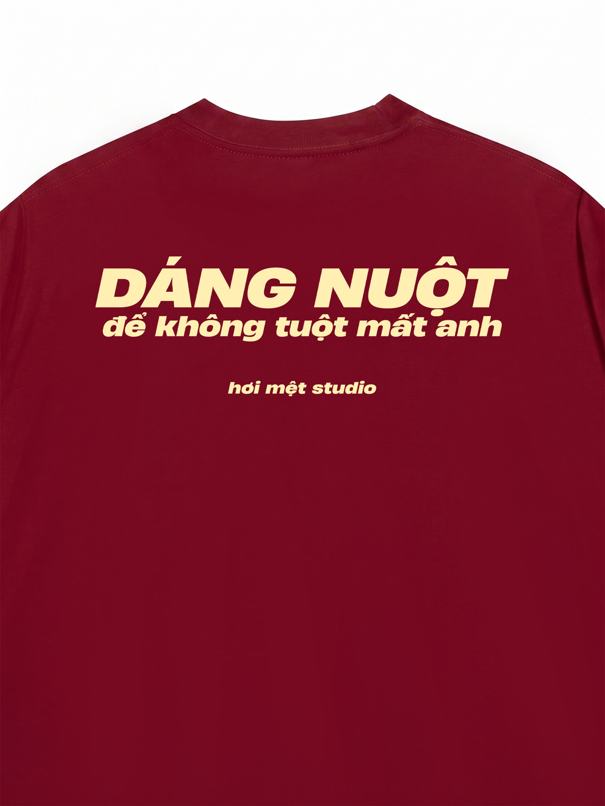 Áo Thun Relaxed Fit Dáng Nuột Không Tuột Mất Anh