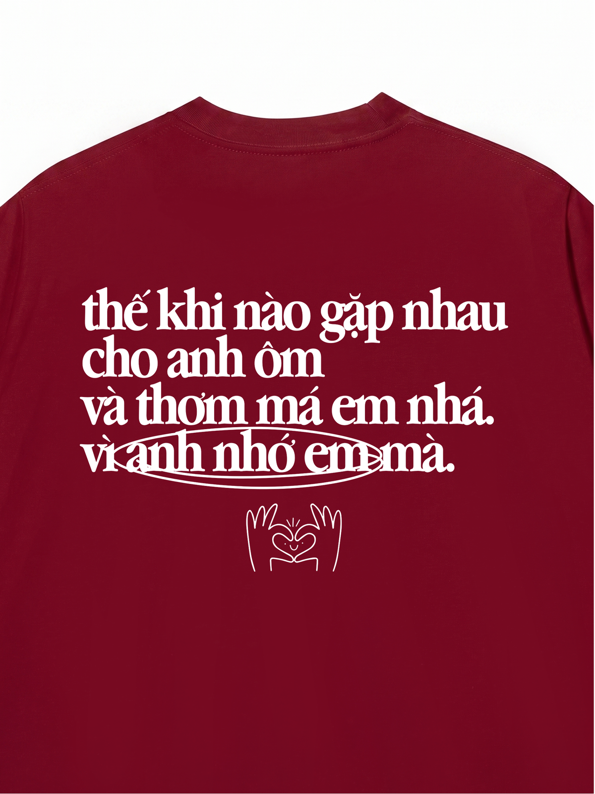 Áo Thun Relaxed Fit Anh Nhớ Em