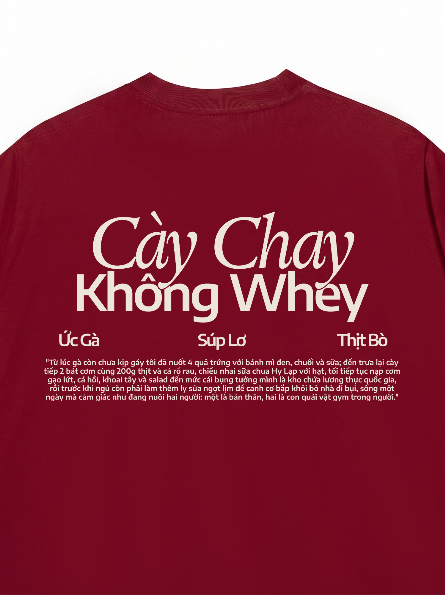 Áo Thun Relaxed Fit Cày Chay Không Whey