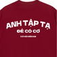 Áo Thun Relaxed Fit Anh Tập Tạ