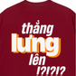 Áo Thun Relaxed Fit Thẳng Lưng Lên