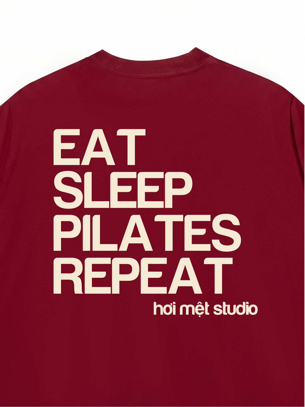 Áo Thun Relaxed Fit Eat Sleep Pilates Repeat