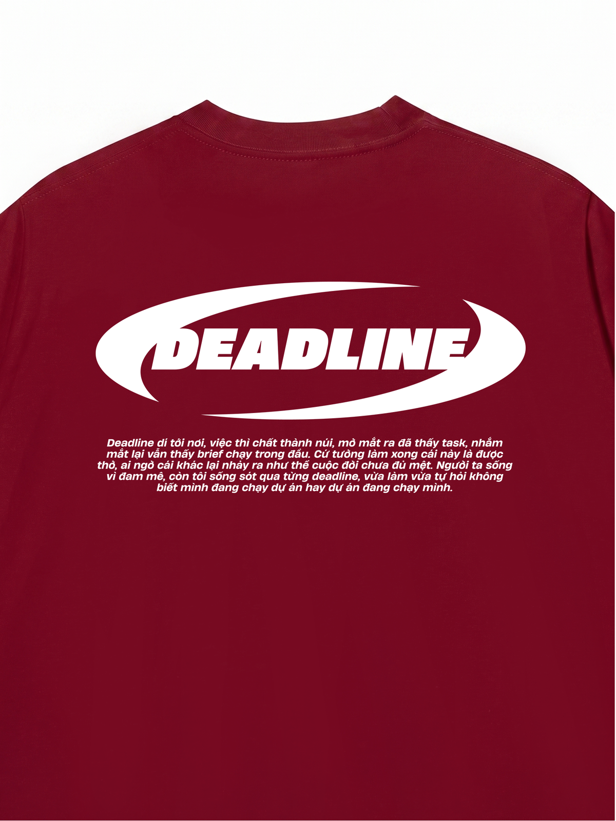 Áo Thun Relaxed Fit Deadline Dí Tới