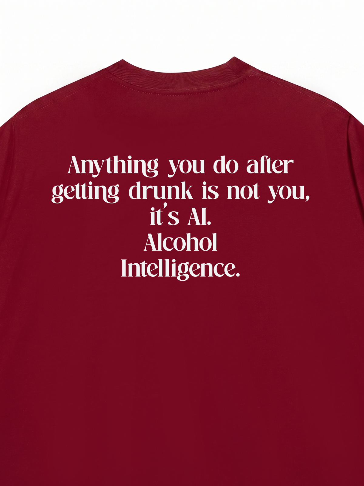 Áo Thun Relaxed Fit Alcohol Itelligence