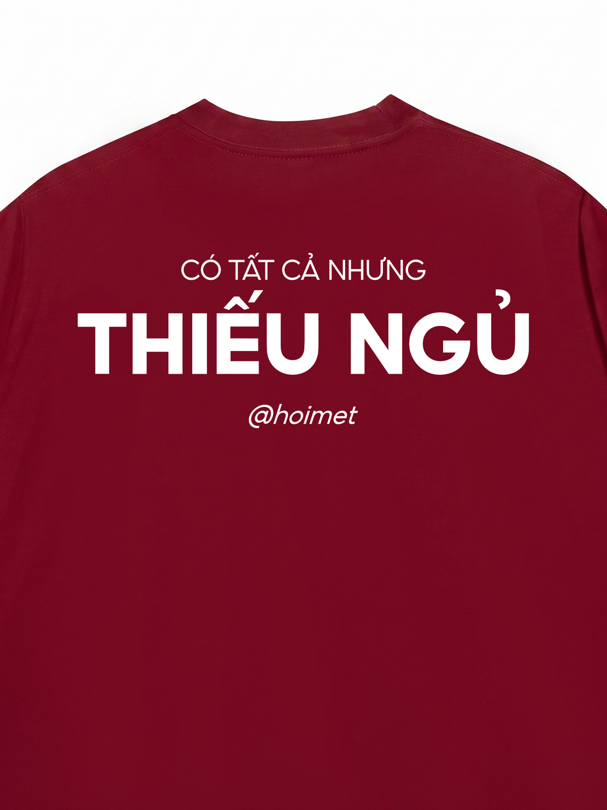 Áo Thun Relaxed Fit Thiếu Ngủ