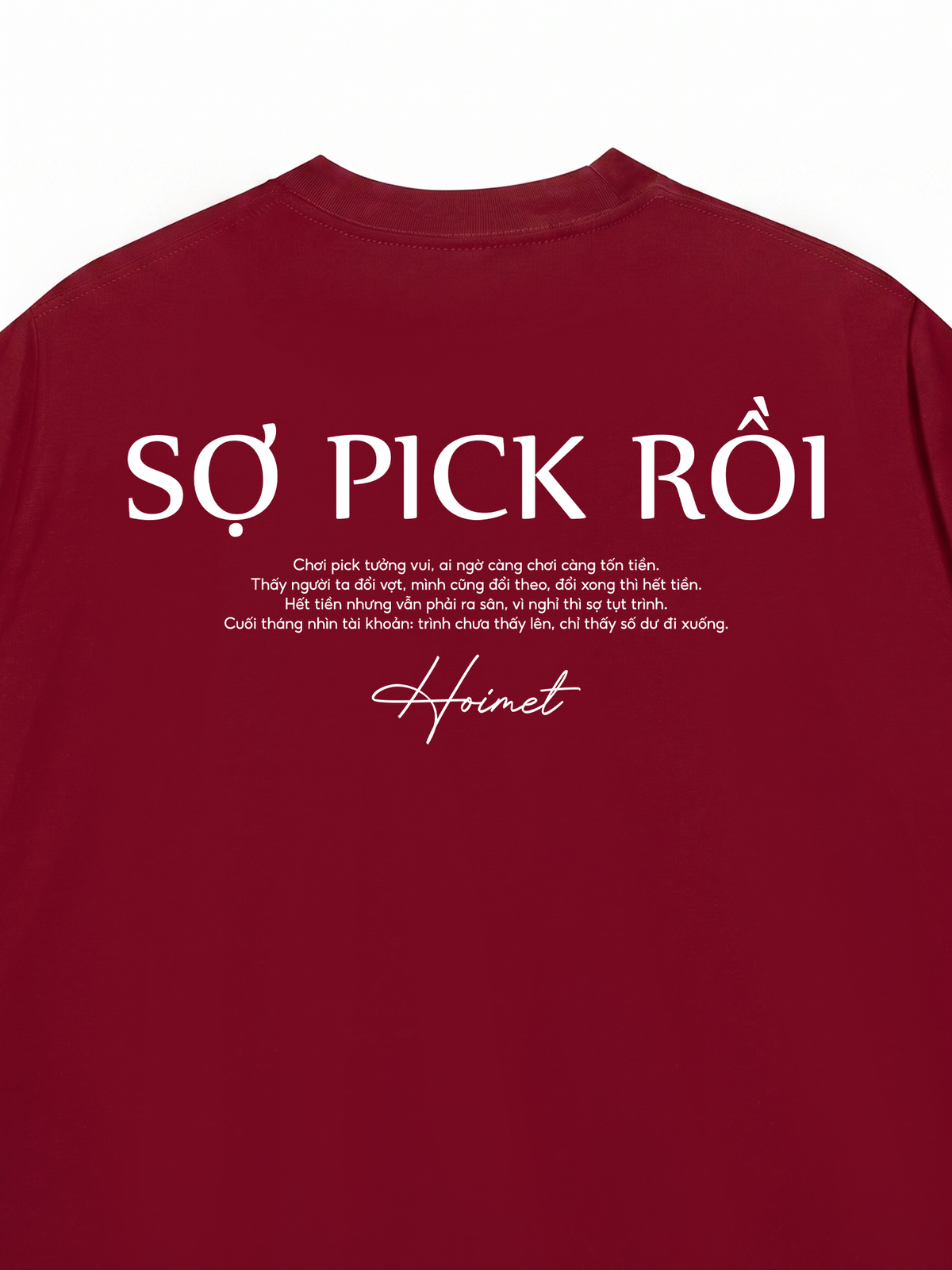 Áo Thun Relaxed Fit Sợ Pick Rồi