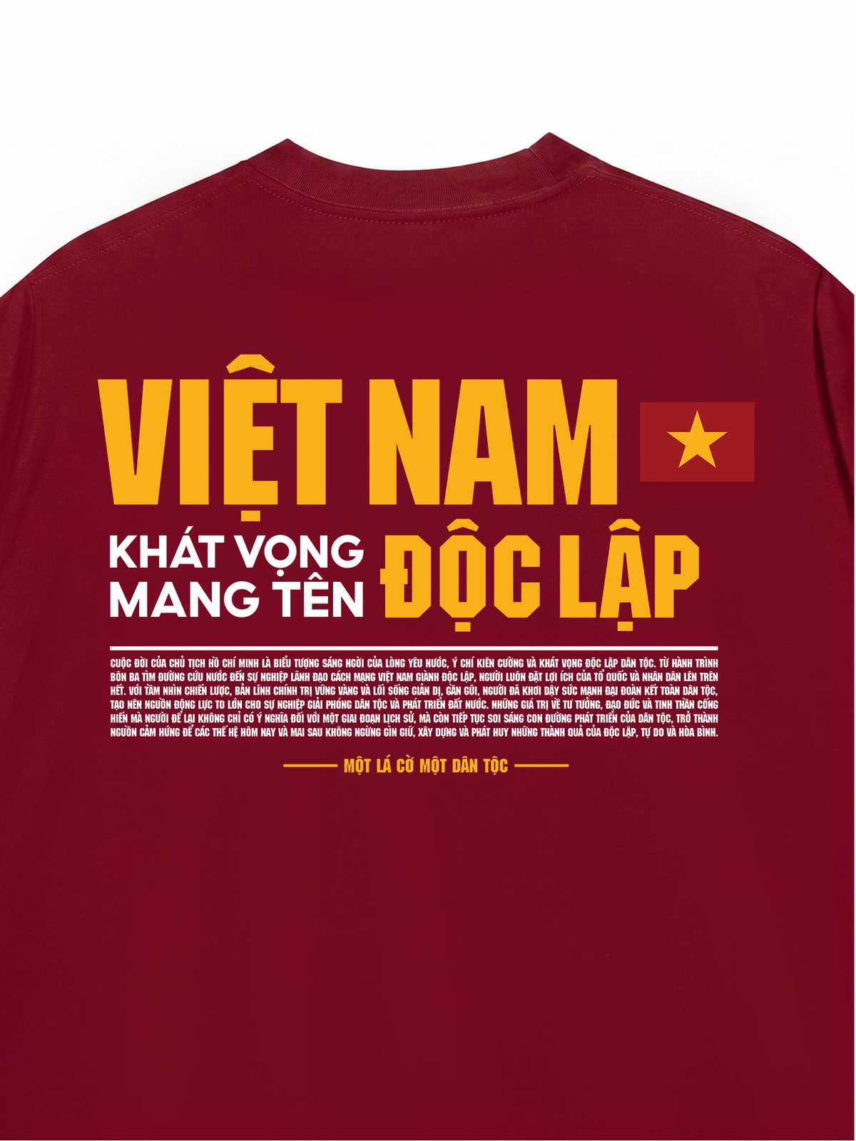 Áo Thun Relaxed Fit Việt Nam Độc Lập