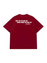 Áo Thun Relaxed Fit Tình Yêu Méo Mó