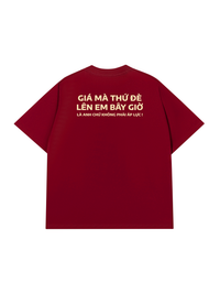 Áo Thun Relaxed Fit Đè Lên Em