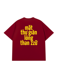 Áo Thun Relaxed Fit Mặt Thư Giãn