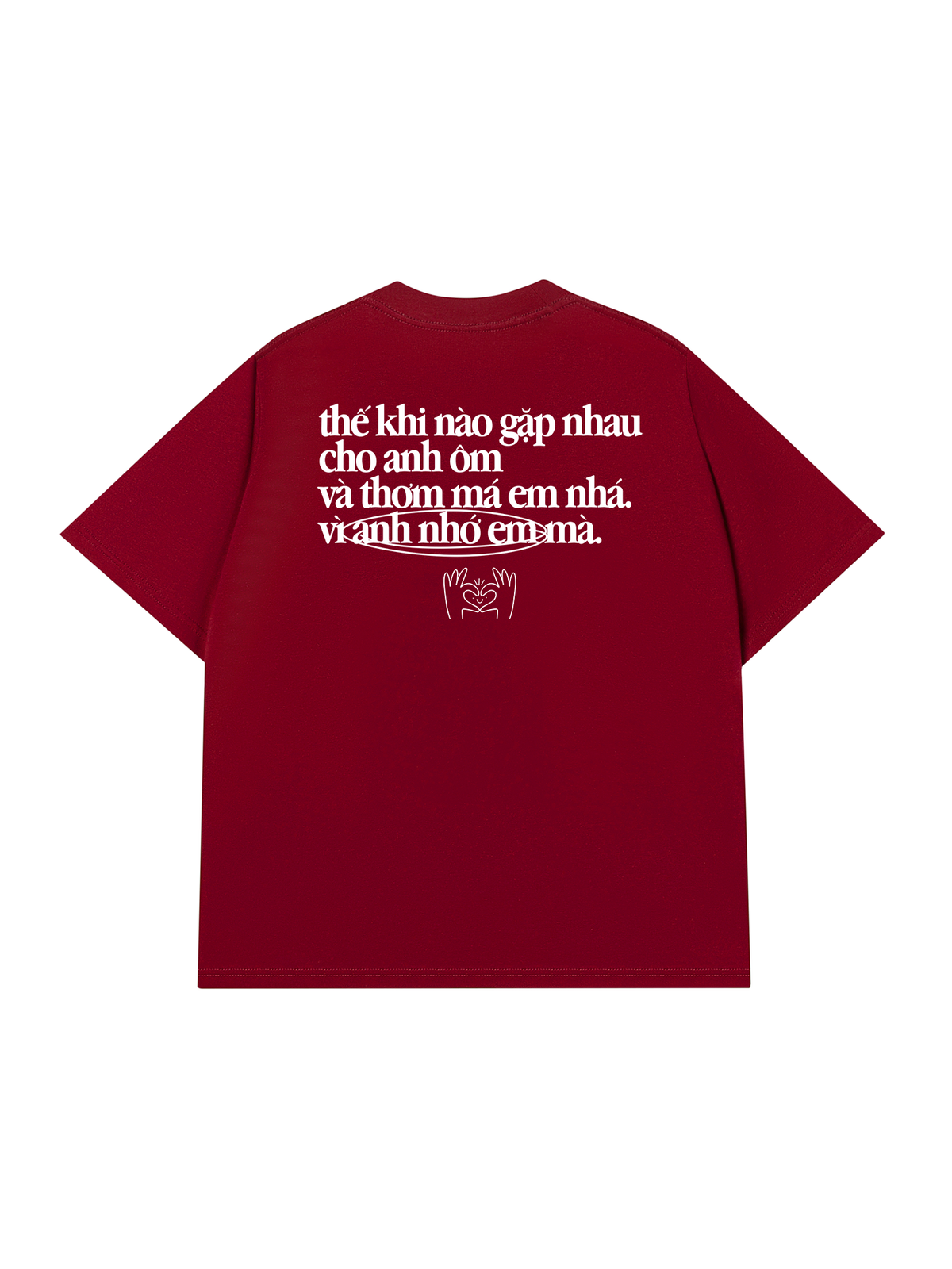 Áo Thun Relaxed Fit Anh Nhớ Em