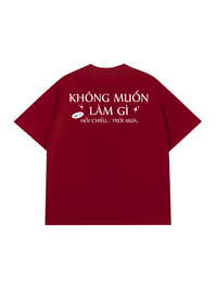 Áo Thun Relaxed Fit Hồi Chiều Trời Mưa