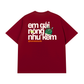 Áo Thun Relaxed Fit Em Gái Tính Nóng Như Kem