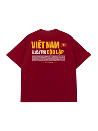 Áo Thun Relaxed Fit Việt Nam Độc Lập