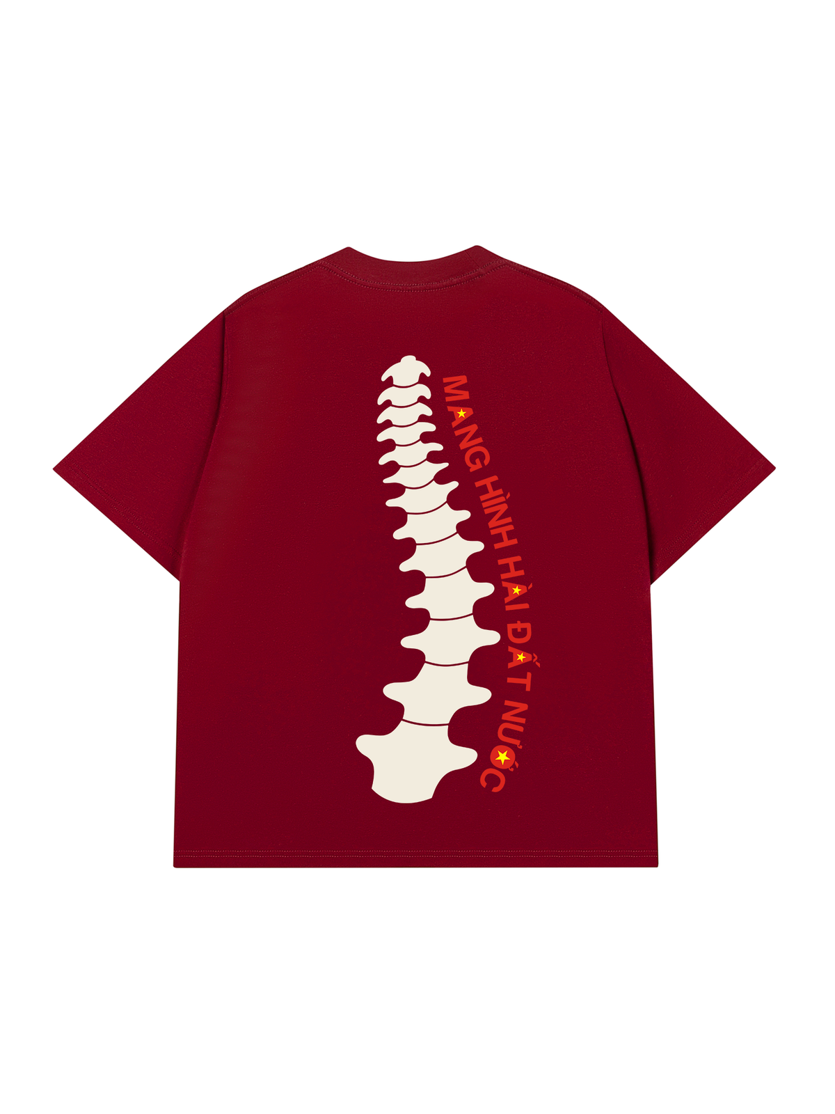 Áo Thun Relaxed Fit Mang Hình Hài Đất Nước