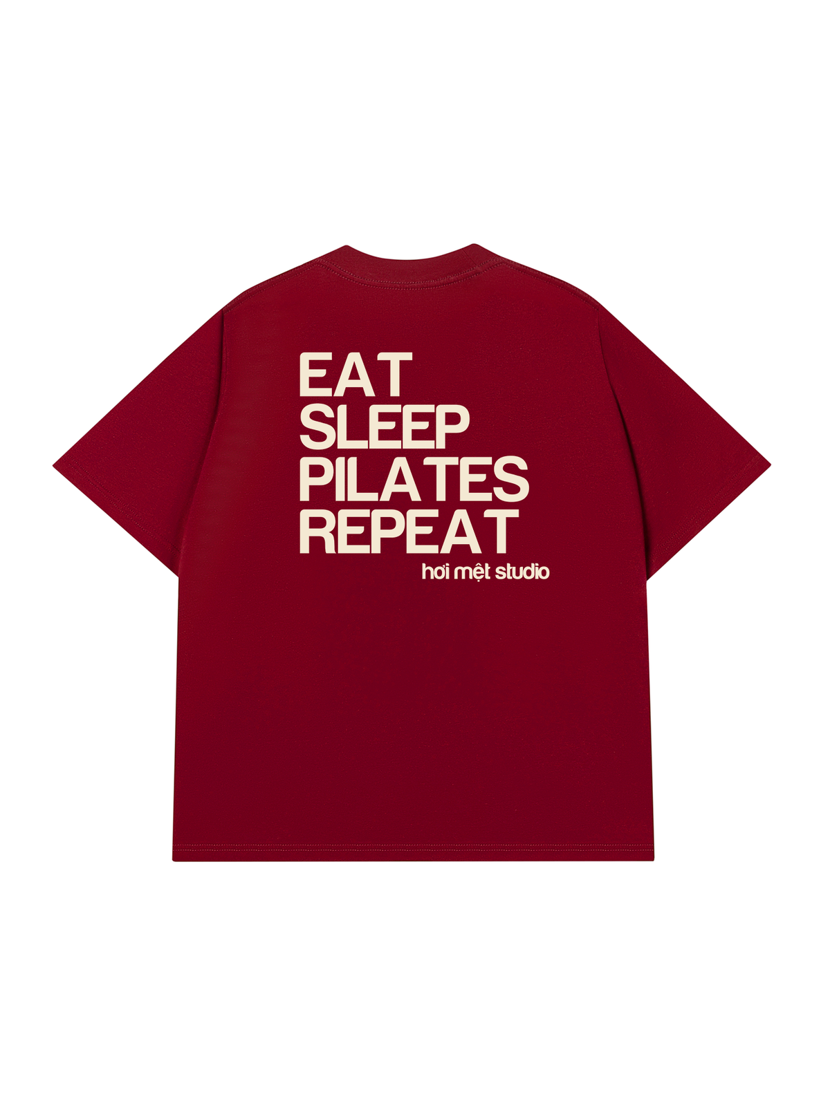 Áo Thun Relaxed Fit Eat Sleep Pilates Repeat