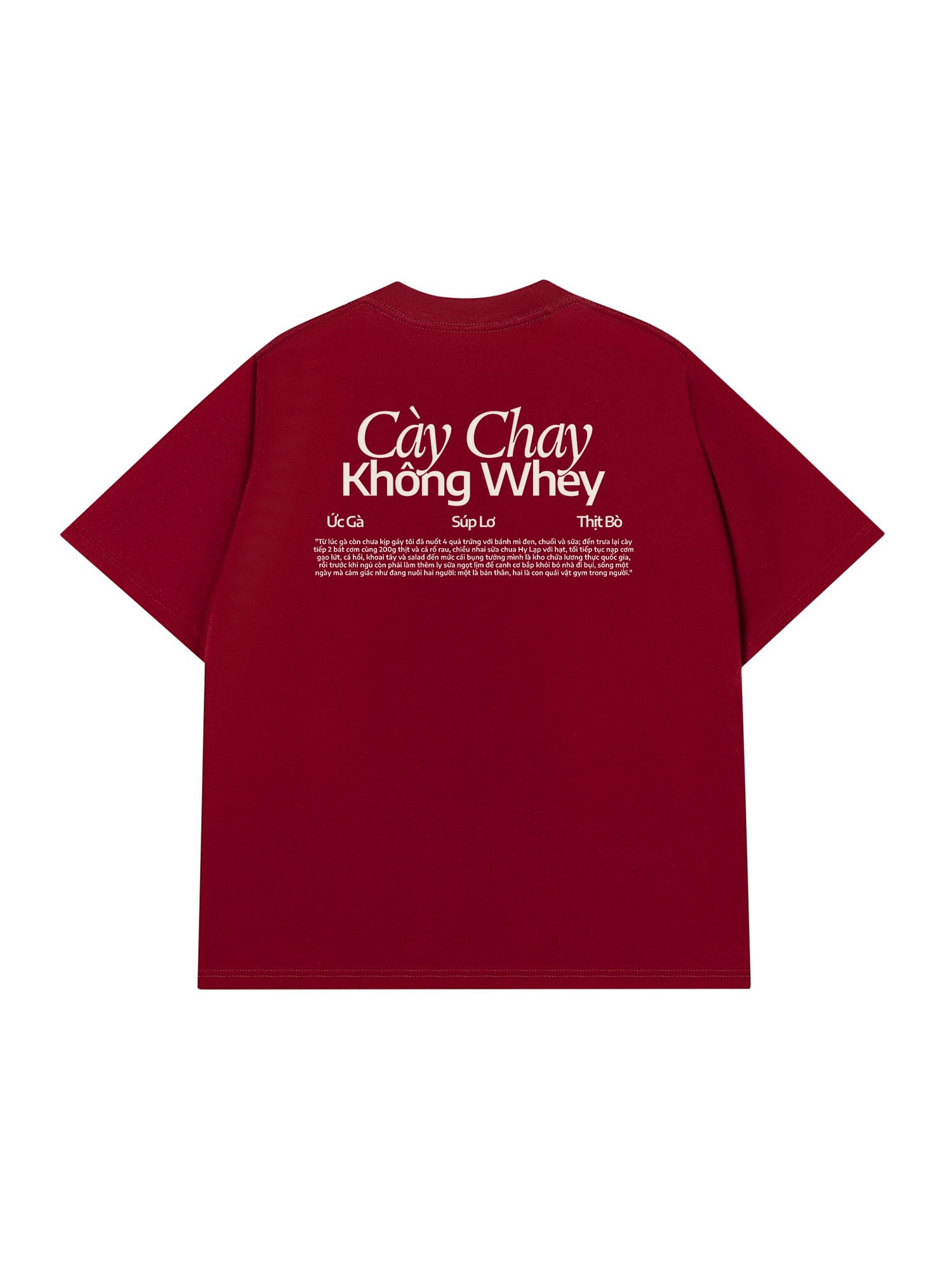 Áo Thun Relaxed Fit Cày Chay Không Whey