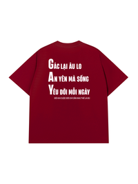 Áo Thun Relaxed Fit Gác Lại Âu Lo