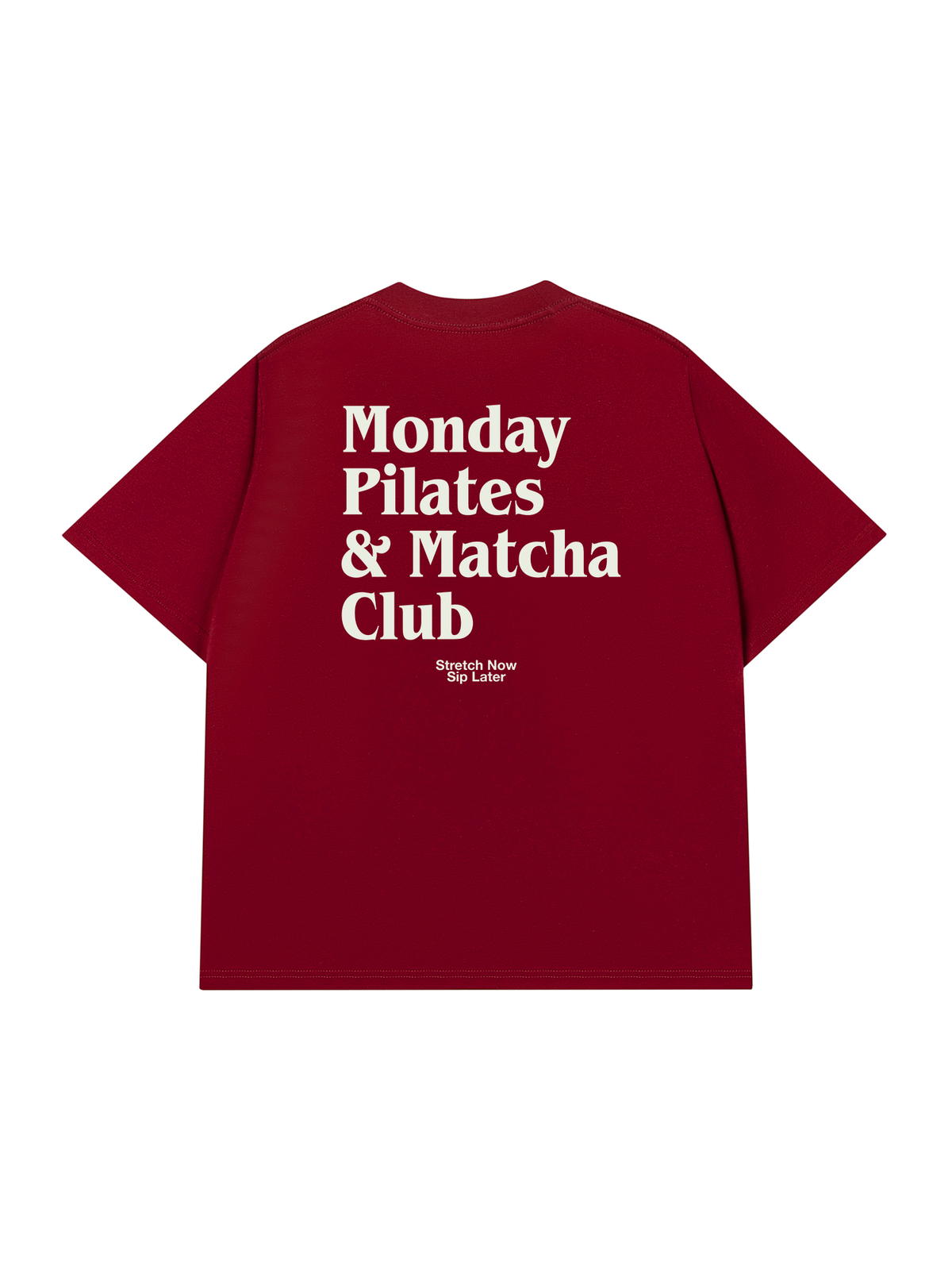 Áo Thun Relaxed Fit Monday Pilates & Matcha