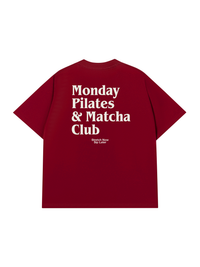 Áo Thun Relaxed Fit Monday Pilates & Matcha