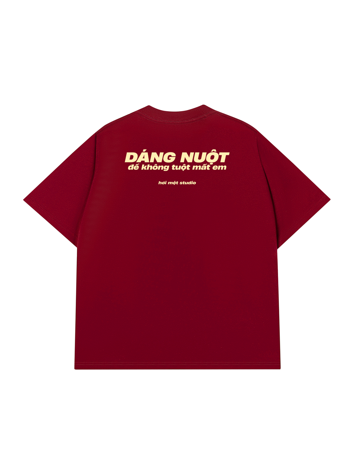 Áo Thun Relaxed Fit Dáng Nuột Không Tuột Mất Em