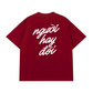 Áo Thun Relaxed Fit Người Hay Đói