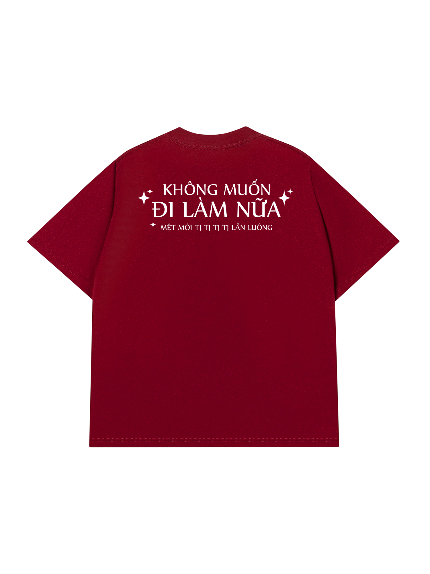 Áo Thun Relaxed Fit Không Muốn Đi Làm